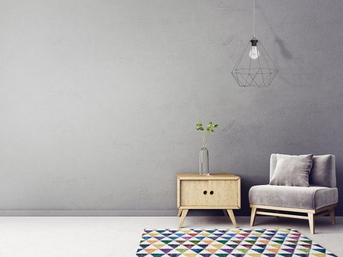 KOSÁR függőlámpa 1xE27 geometriai forma loft szürke kosár gyémánt MLP7216 fém