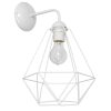 KOSÁR Fali lámpa Fehér 1xE27 Milagro