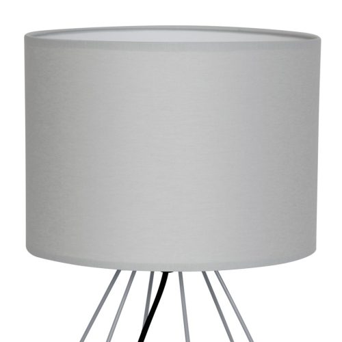 KOSÁR LED Asztali lámpa Szürke 1xE27 Milagro