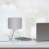 KOSÁR LED Asztali lámpa Szürke 1xE27 Milagro