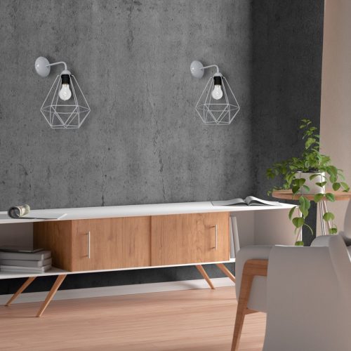 Fali lámpa KOSÁR Szürke 1xE27 Milagro