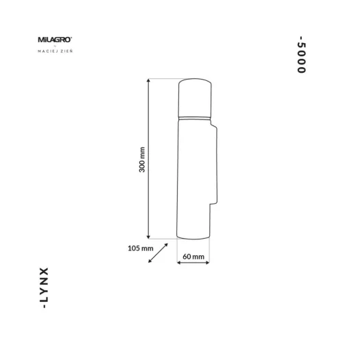 LYNX fali lámpa 2xE14 Milagro