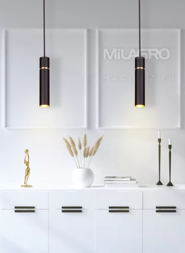 LYNX függőlámpa 1xE14 Minimalista Forma Black Gold MZ5002 Milagro, Maciej Zień Brass