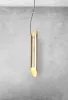 LIBRA függőlámpa 1xE14 ovális vágott végű arany MZ5013 Milagro, Maciej Zień Brass