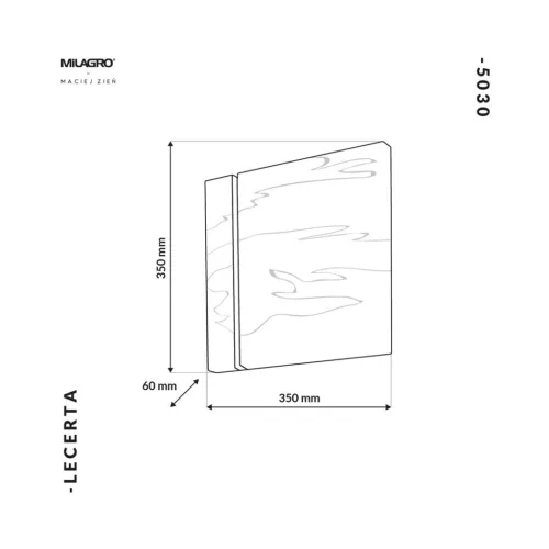 Fali lámpa LECERTA 1.2W LED Milagro