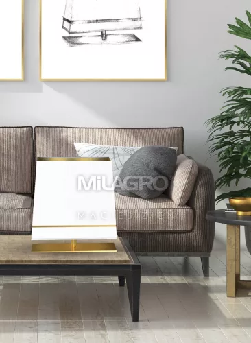 VOLANS állólámpa 1xE27 fehér és arany Milagro