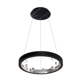   CASSIOPEIA függőlámpa 9xE14 kerek keret, fekete króm MZ5031 Milagro, Maciej Zień