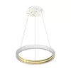 CASSIOPEIA függőlámpa 8,5 W LED kerek keret, fehérarany MZ5039 Milagro, Maciej Zień