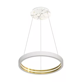   CASSIOPEIA függőlámpa 8,5 W LED kerek keret, fehérarany MZ5039 Milagro, Maciej Zień