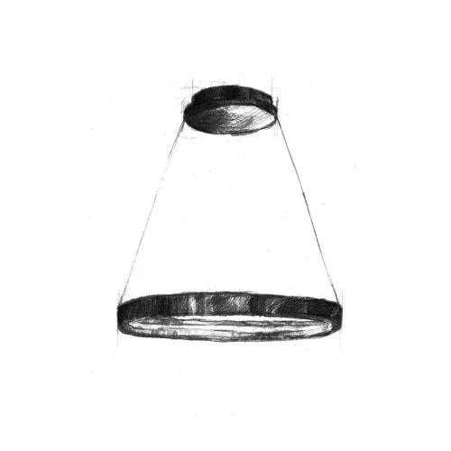 CASSIOPEIA függőlámpa 8,5 W LED kerek keret, fekete króm MZ5043 Milagro, Maciej Zień