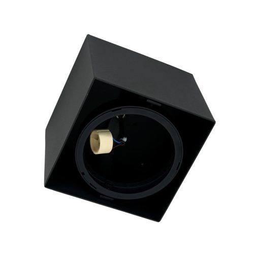 Felületre szerelhető halogén lámpa Plaza 1xGU10 AR111 Black Spot Milagro