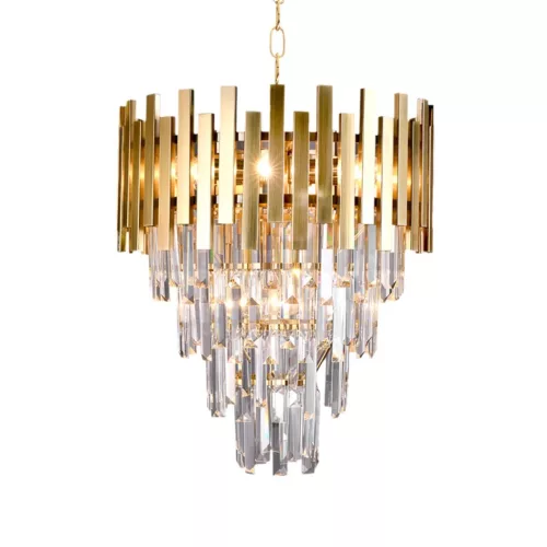 ASPEN II Arany csillár mennyezeti lámpa 9xE14 Milagro