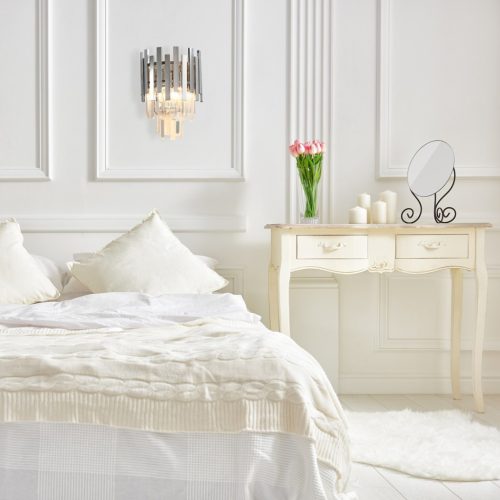 ASPEN króm fali lámpa 2xE14 Milagro