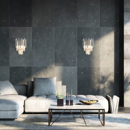 ASPEN króm fali lámpa 2xE14 Milagro