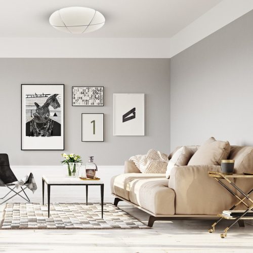 LED mennyezeti lámpa BOB 40W LED Ø490 mm Milagro