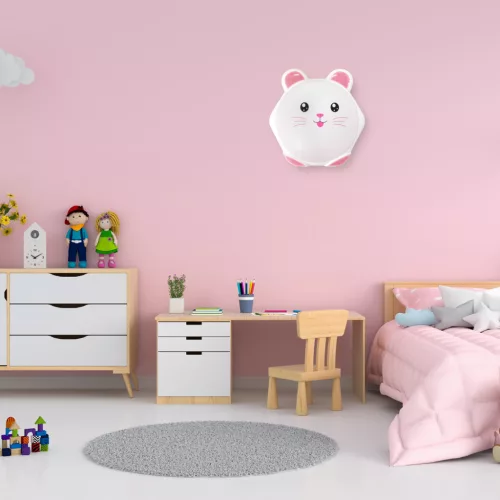Felületre szerelhető mennyezeti lámpa SWEET 20W LED Pink Gyerek Nyuszi ML6180 Milagro Műanyag + Fém
