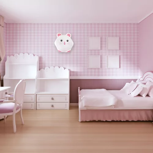 Felületre szerelhető mennyezeti lámpa SWEET 20W LED Pink Gyerek Nyuszi ML6180 Milagro Műanyag + Fém