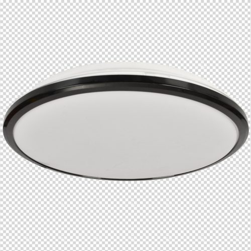 LED felületre szerelhető mennyezeti lámpa TERMA fekete 18W LED IP44 Ø280 mm Milagro