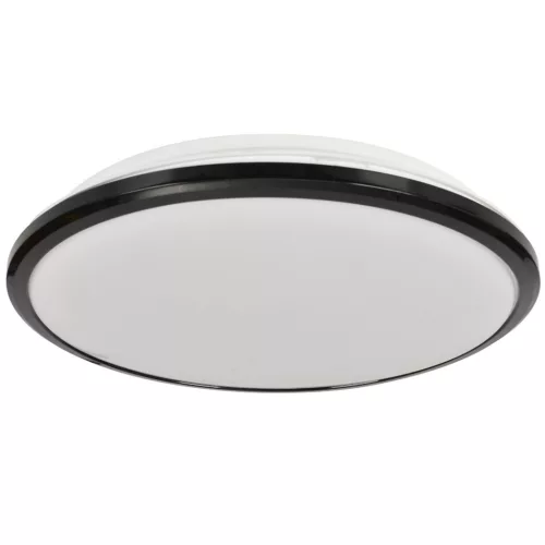 LED felületre szerelhető mennyezeti lámpa TERMA fekete 24W LED IP44 Ø360 mm Milagro