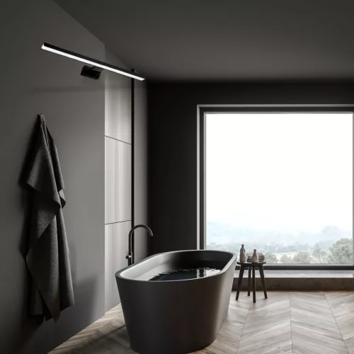 SHINE Fali lámpa Fekete 80cm 15W LED Milagro