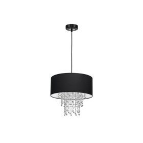   ALMERIA függőlámpa 1xE27 Elegant Coral Coral Chrome MLP6431 Milagro fém + műanyag + szövet