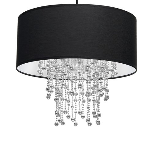 ALMERIA függőlámpa 1xE27 Elegant Coral Coral Chrome MLP6431 Milagro fém + műanyag + szövet