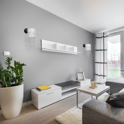 ALMERIA Fali lámpa Ezüst Fekete 1xE27 Milagro