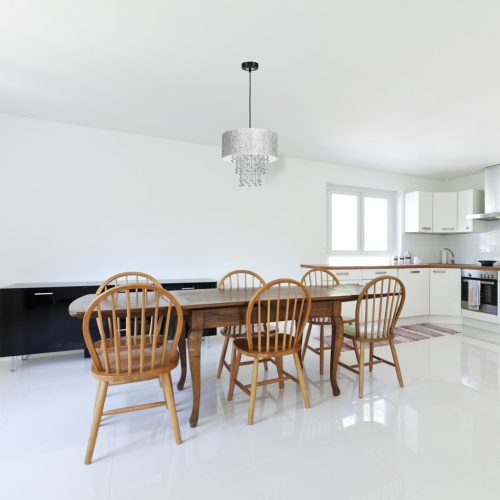 ALMERIA függőlámpa 1xE27 Elegant Coral Coral Silver MLP6436 Milagro fém + műanyag + szövet