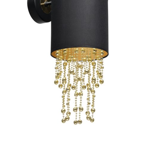 ALMERIA Black Gold fali lámpa 1xE27 Milagro