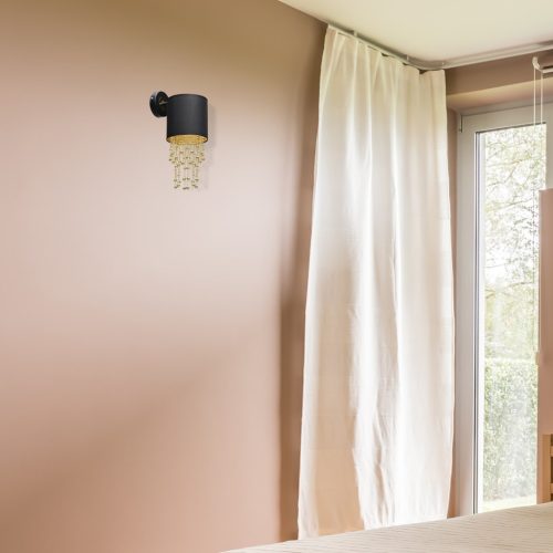 ALMERIA Black Gold fali lámpa 1xE27 Milagro