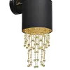 ALMERIA Black Gold fali lámpa 1xE27 Milagro