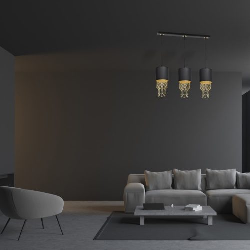 ALMERIA 3xE27 függőlámpa Elegant Coral Coral MLP64400 Milagro fém + műanyag + szövet