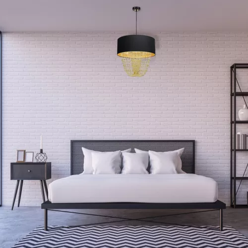 ALMERIA függőlámpa 1xE27 Elegant Coral Coral MLP6442 Milagro fém + műanyag + szövet