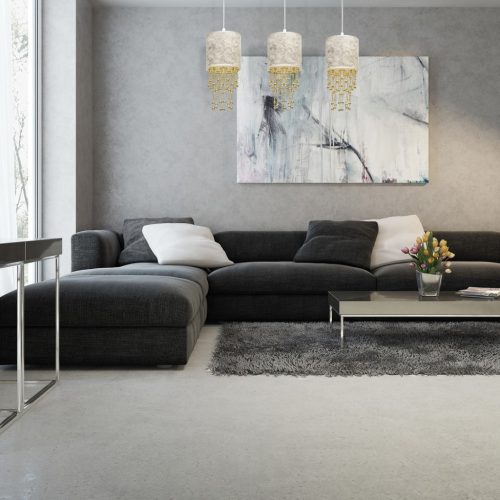 ALMERIA 3xE27 függőlámpa Elegant Coral Coral MLP6445 Milagro fém + műanyag + szövet