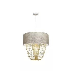   ALMERIA függőlámpa 1xE27 Elegant Coral Coral Gold MLP6447 Milagro fém + műanyag + szövet