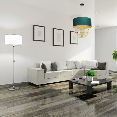 ALMERIA függőlámpa 1xE27 Elegant Coral Coral Green MLP6452 Milagro fém + műanyag + szövet