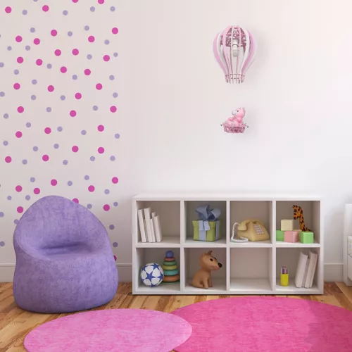 BALONIK függőlámpa 1xE27 60W Gyerek Balloon Mackó Pink MLP6426 Milagro Fém + Fa