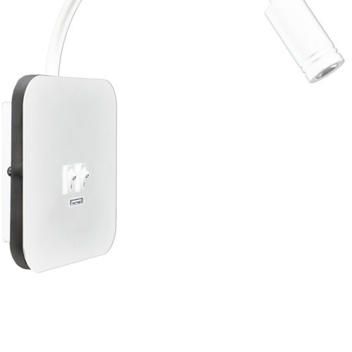 BASE 8W + 2W fali éjjeli lámpa Flexible White Milagro