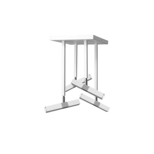 CASTRO mennyezeti lámpa fehér króm 4xG9 Milagro