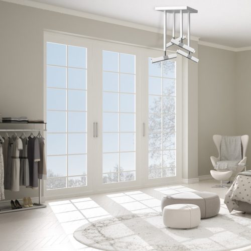 CASTRO mennyezeti lámpa fehér króm 4xG9 Milagro