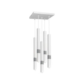   CASTRO 5xG9 függőlámpa Minimalista Fehér króm MLP6561 Milagro Metal