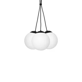   LIMA függőlámpa 3xE14 Classic Ball Black MLP6523 Milagro Metal + Glass