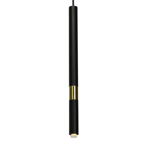 MONZA függőlámpa 1xG9 8W hosszúkás, minimalista fekete arany MLP6333 Milagro Metal