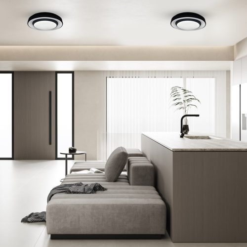 Felületre szerelhető LED mennyezeti lámpa NAOMI SMART Ø380 mm 24W LED RGB Milagro