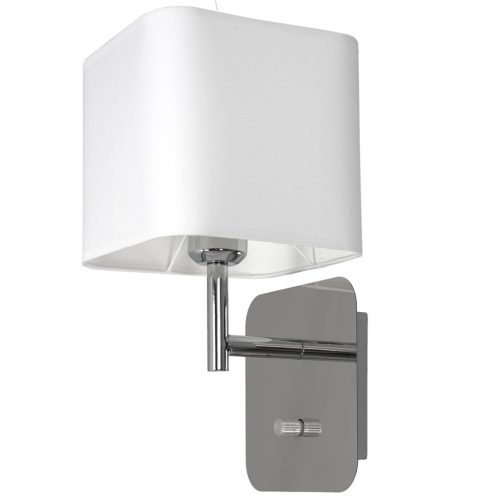 NAPOLI fali lámpa fehér króm 1xE27 Milagro