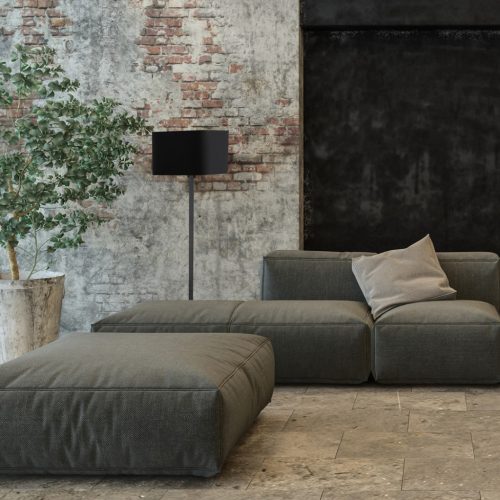 NAPOLI állólámpa fekete arany 1xE27 Milagro