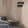 PALMIRA Fali lámpa Fekete arany 1xE27 60W Milagro