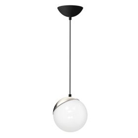   SFERA függőlámpa 1xE27 60W White Ball Króm részletek MLP4673 Milagro Fém + Üveg