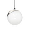 SFERA függőlámpa 1xE27 60W White Ball Króm részletek MLP4673 Milagro Fém + Üveg