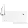 SHELF fehér LED fali lámpa polccal 4W + 5W + 2W Milagro